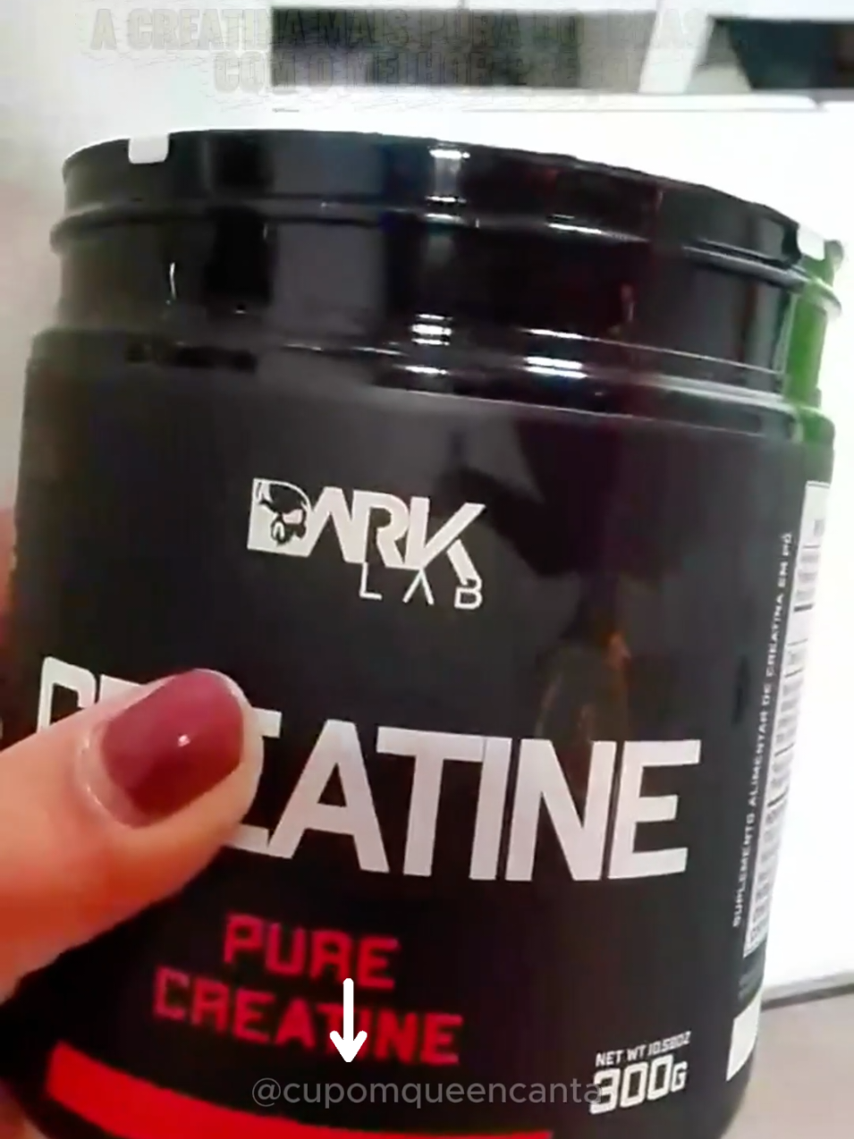 Creatina Dark Labs A mais pura do Brasil #creatina #suplemento #academia #musculacao #shop 