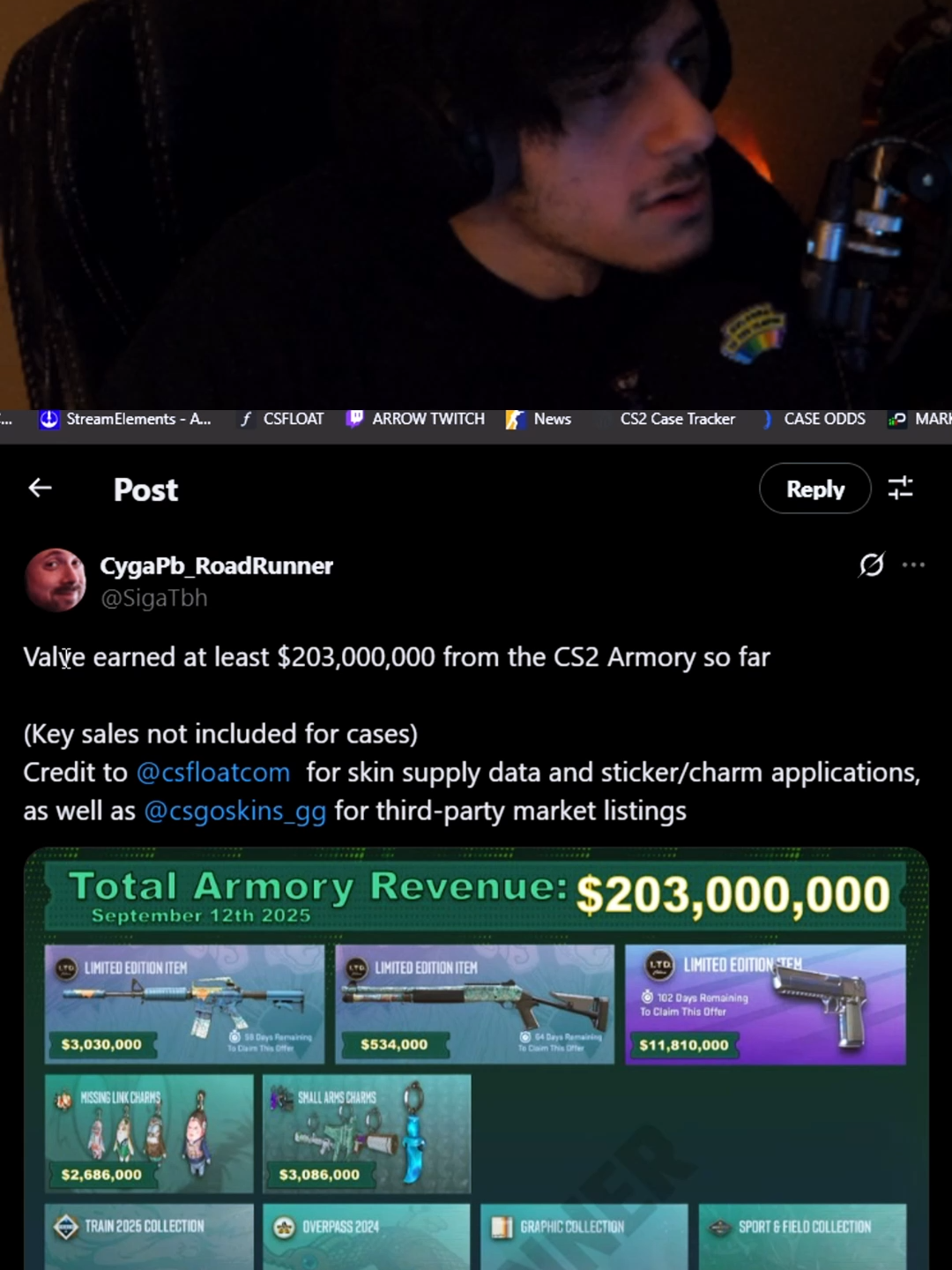VALVE MADE $200M WITH THE ARMORY #arrowcs #counterstrike #counterstrike2 #cs2 #csgo #cs #fyp #cs2funny #cs2memes #cs2update #cs2fails #highlights #valve #steam