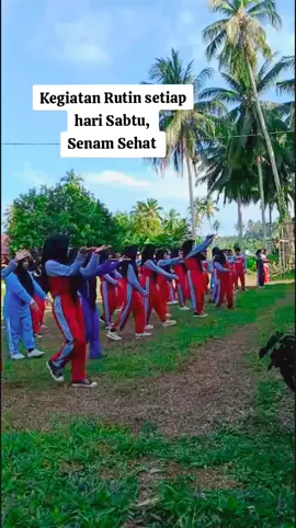 Senam Sehat kegiatan rutin setiap hari sabtu #kegiatansiswa #guru #senam #senamsehat 