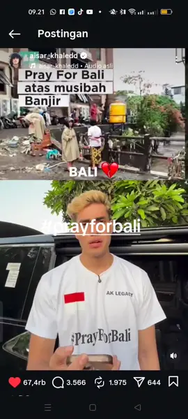 lagunya ngenak dihati🥲 #aisarkhaledd #aisarsultanmalaysia #bali #banjir #prayforbali  @AisarKhaledd @AisarSultanMalaysia 