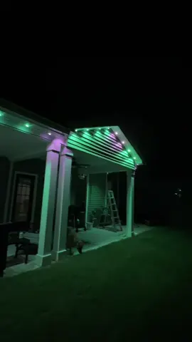 Stop stressing over taking down your holiday lights! Permanent outdoor lights are easy to install, safe, and stay shining season after season 🎄✨#permanentoutdoorlights #yearroundlights #holidaylights #tiktokshoprestock #ledlights 