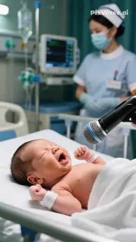 Just born baby saying : Put me back my mom is ugly 😩 #baby #cutebaby #aibaby #funny #creatorsearchinsights 