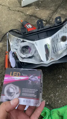 หลอดไฟหน้าสปอตไลท์ขนาดเล็ก led สองหัวขนาด 2.5 นิ้วสําหรับรถยนต์ไฟฟ้าและรถจักรยานยนต์ไฟ led#ไฟหน้าled #ไฟมอไซค์ #ไฟโปรเจคเตอร์ #ไฟled 