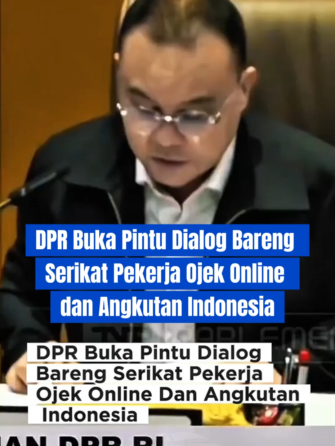 DPR gelar dialog dengan serikat pekerja ojek online dan angkutan, bahas isu ketenagakerjaan.