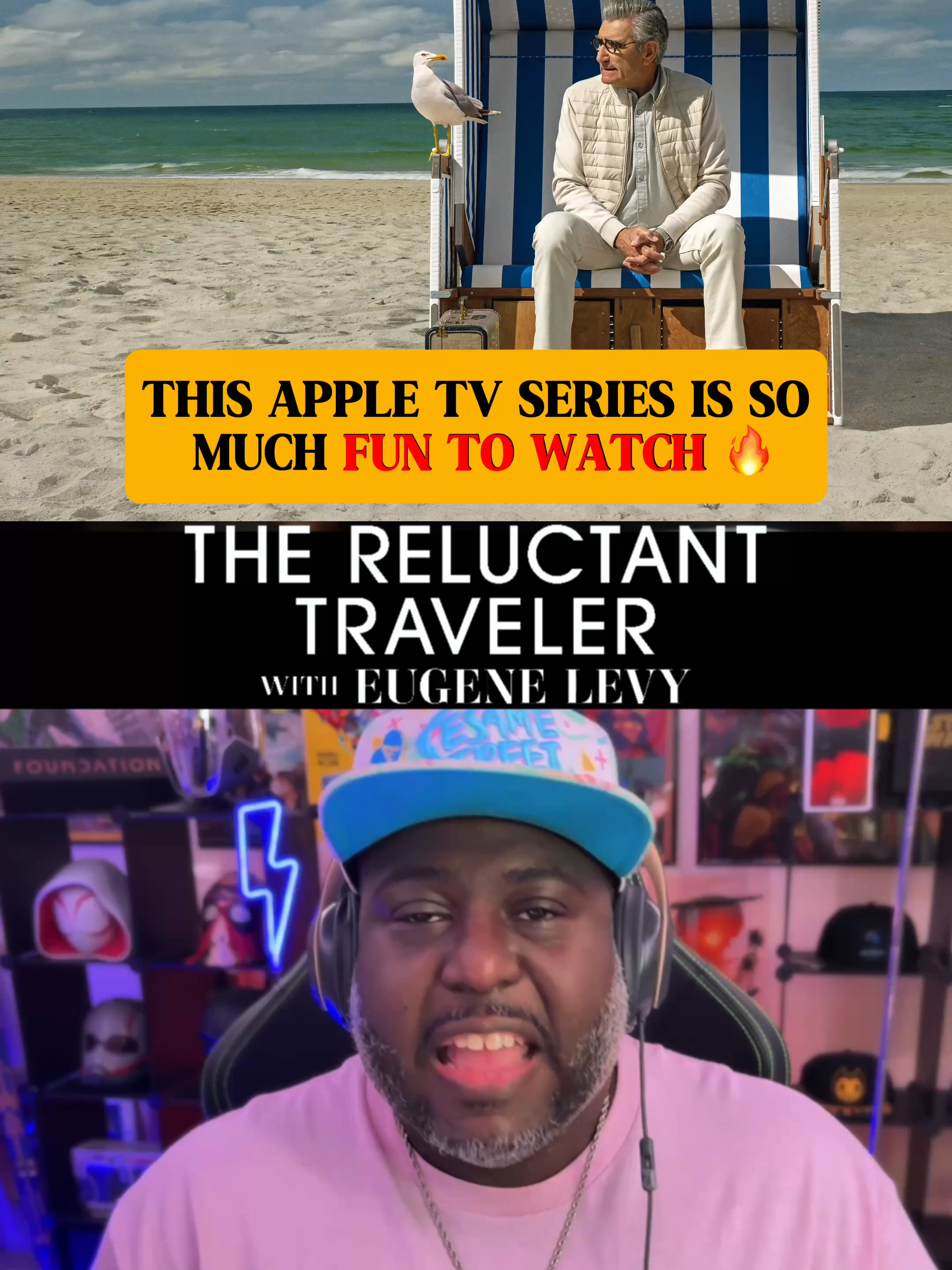 AWESOME SHOW YOU DO NOT WANT TO MISS‼️ | The Reluctant Traveler with Eugene Levy S3 Trailer Reaction Streaming on @appletv 9.19.25 #thereluctanttraveler #tvtok  #trailerreaction #seriesrecommendation #reaction 