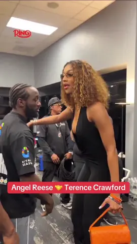 Angel Reese and Terence Crawford meet up before his fight with Canelo 🔥