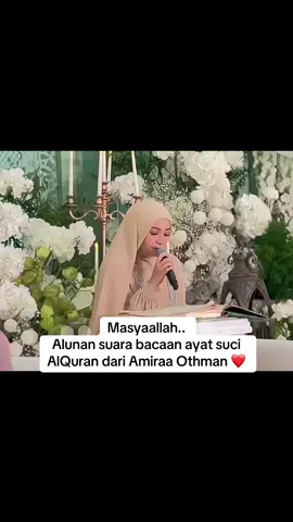 🤍🕊️#amiraaothman #majliskhatamquranamira #fattamira 