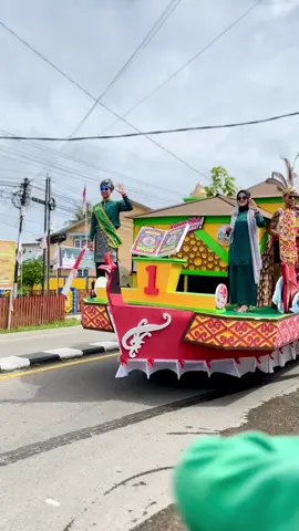 Pawai mobil hias MTQ di Kapuas Hulu😍 #mtq 