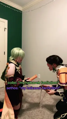 had so much fun making this with @caz #GenshinImpact #genshincosplay #sethoscosplay #colleicosplay #haikaveh 