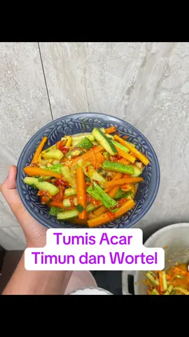 Tumis Acar Timun dan Wortel Masak simple lagi nih Bund, boleh banget ya di recook  #fyppppppppppppppppppppppp #kontenmasakmemasak #masakanrumahan #viral #acartimun 