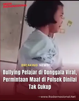 Sebelumnya, pelaku dan pihak terkait sudah melakukan permohonan maaf secara langsung di Polsek Sindue. Namun, langkah itu dinilai belum cukup. Warga dan orang tua murid tetap mendesak adanya tindakan tegas agar kasus serupa tidak terulang. Anggota DPRD Donggala, Jinurain Lamakatutu, turut menyampaikan keprihatinan. Ia menegaskan sekolah harus menjadi tempat aman, bukan ruang ketakutan. Ia juga meminta Dinas Pendidikan dan Kemenag segera turun tangan. “Perlu ada evaluasi tata kelola sekolah, termasuk peran guru dalam menciptakan lingkungan belajar yang sehat dan ramah anak,” ujarnya. Meski melibatkan anak di bawah umur, kasus bullying tetap dapat dijerat hukum sesuai UU Perlindungan Anak, UU SPPA, dan KUHP, dengan mempertimbangkan usia pelaku serta prinsip diversi demi kepentingan terbaik anak. Sumber video : istimewa  Selengkapnya di www.RadarNasional.net