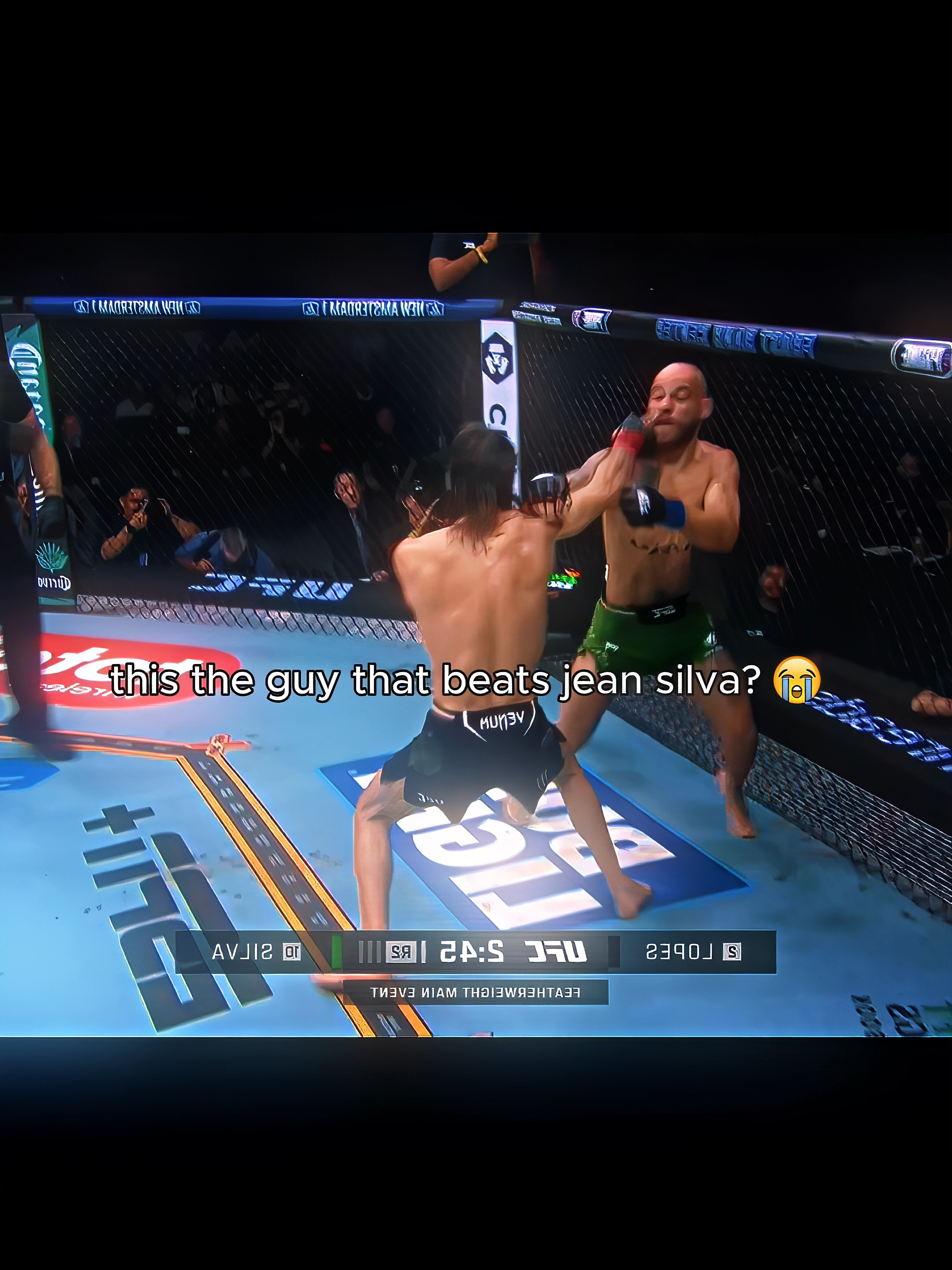 Bro is not human 😭🙏 #mma #edit #jeansilva #diegolopes #thefightingnerds #ufcnoche #nocheufc