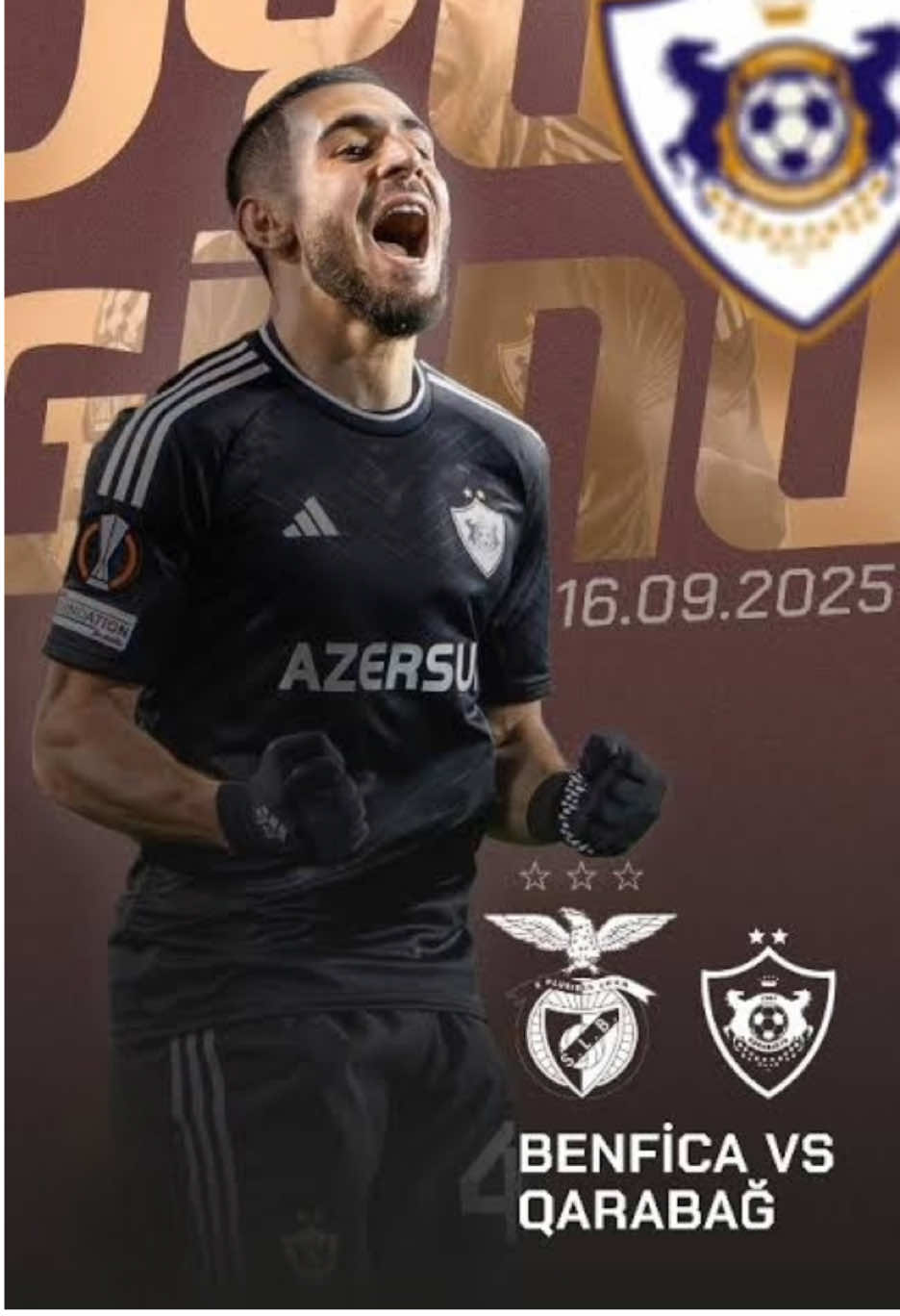 Hesab təxminləriniz?#qarabağ #qarabağfk #benfica #championsleague #CapCut 