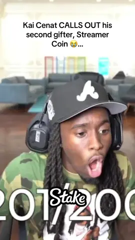 Kai Cenat CALLS OUT his second gifter, Streamer Coin 😭… #kaicenat #mafiathon #twitch 