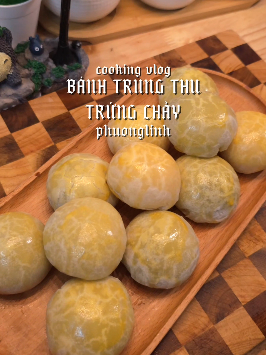 👩‍🍳P104: Bánh trứng chảy nè #phuonglinh #banhtrungthu #xuhuong #viral #Recipe 