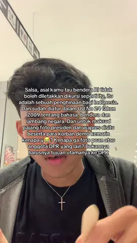 Padahal aku barisan dia saat dia mengkritik dpr secara logika , tapi sekarang gak dulu kak salsa🥲🥲
