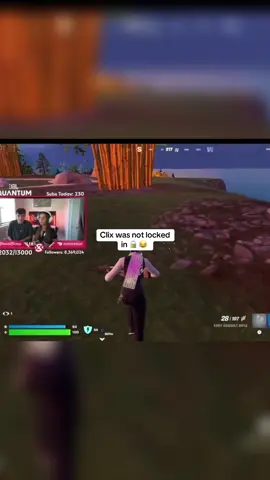 Streamer coin gifted 25 subs to Clix and he couldn’t even get the shout out because he wasn’t locked in 😭 #streamercoin #solanamemecoin #clix #fortnite #fyp  
