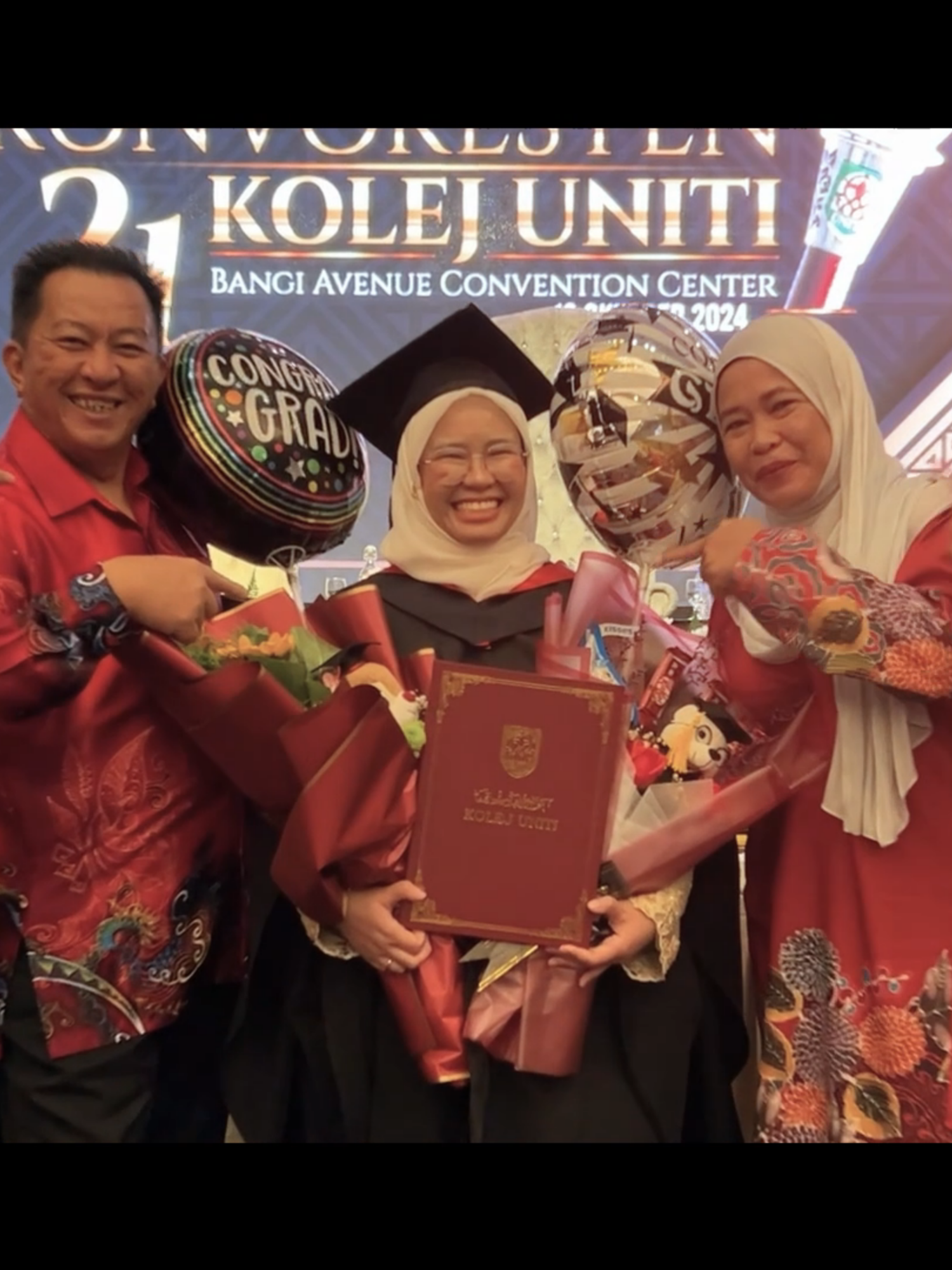 Graduan Kolej Uniti 2025 🎓 Konvo vibes onz! #KolejUnitiportdickson #konvokesyenkolejuniti22 #konvo #convokesyen