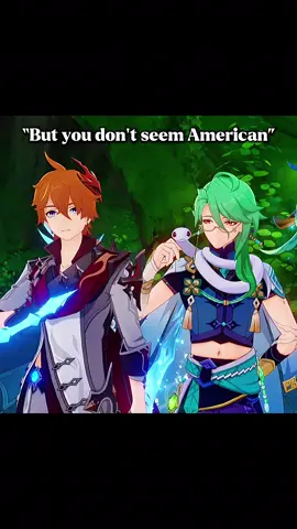 MY PRONOUNS ARE U.S.A RAAAH (I hate it here I am NOT a proud American) || #baizhu #childe #GenshinImpact #zierosnx #fypシ || stupid gay here -> @Meek he wants a man come get him