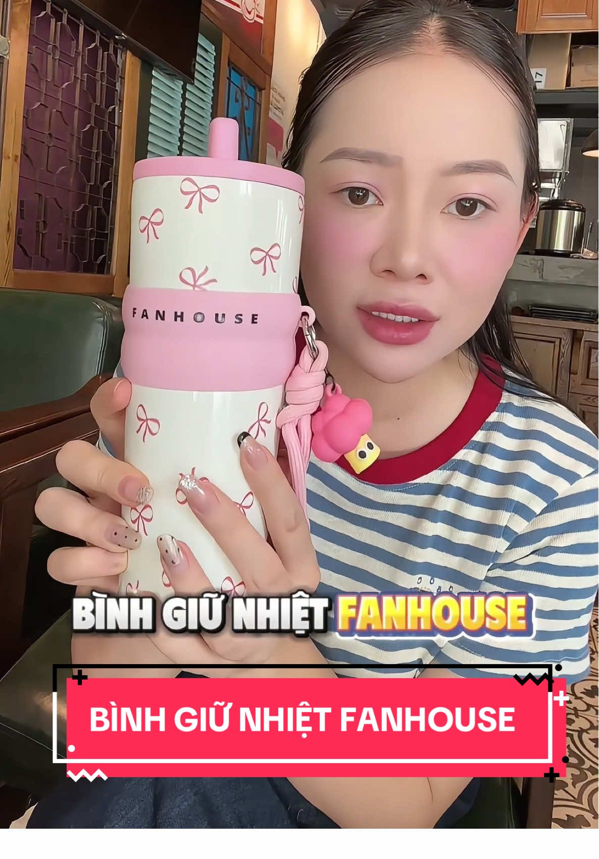 Bình giữ nhiệt Fanhouse giữ nóng giữ lạnh thoải mái 8-12 tiếng siêu xịn ạ
