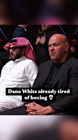 Dana White’s first boxing show and he’s already had enough 😭 #CaneloCrawford #canelo #terencecrawford #danawhite #boxing 