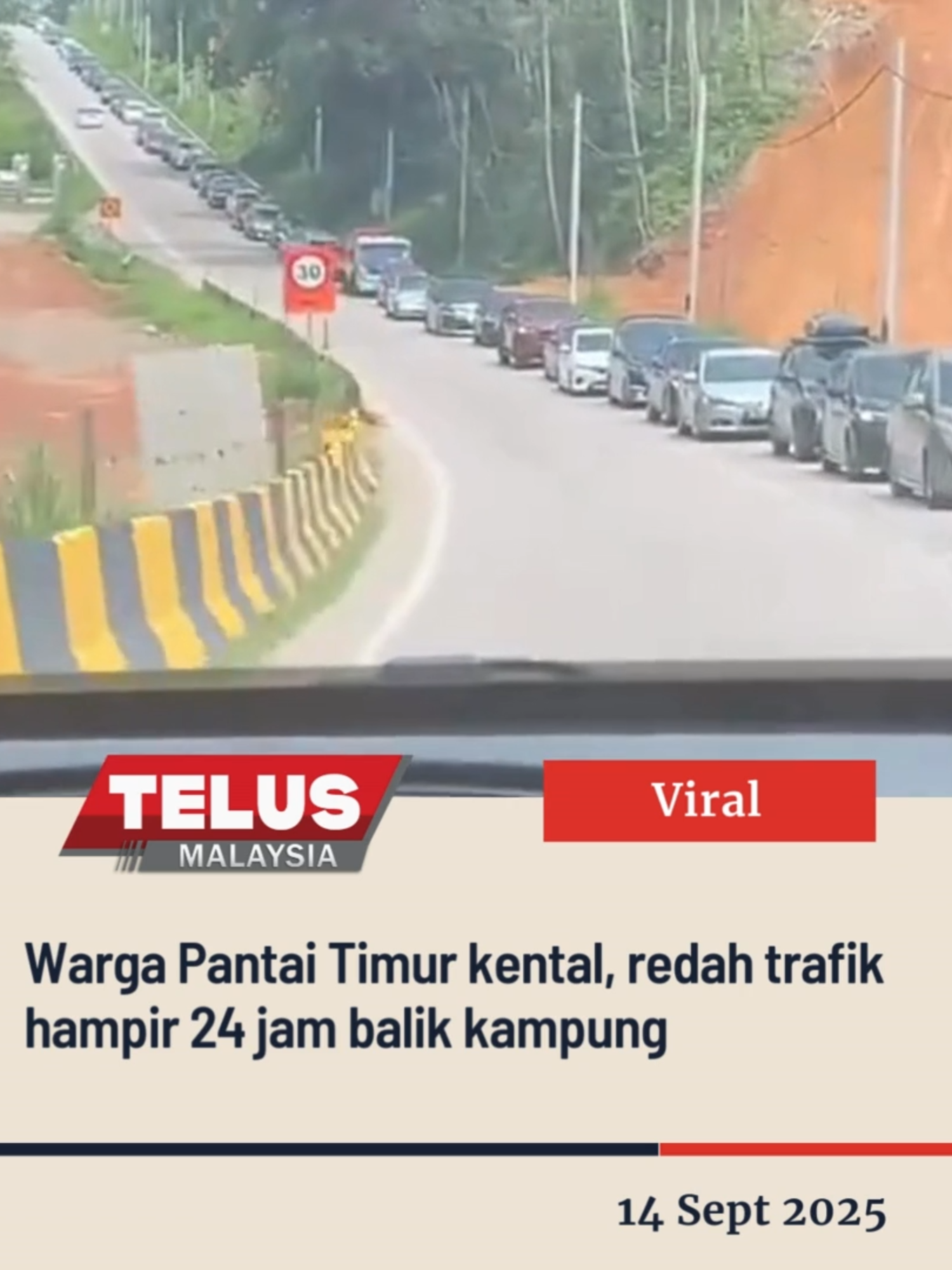 Warga Pantai Timur kental, redah trafik hampir 24 jam balik kampung #latest #telus #telusmalaysia #wargapantaitimur #kental #redah #trafik #hampir #24jam #balikkampung #trendingnewsmalaysia #fyp #foryoupage