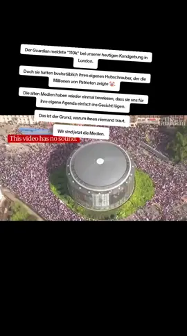 Offizielle Polizeiberichte zeigen, dass mehr als 3 MILLIONEN Patrioten auf den Straßen Londons sind. Who's streets our streets Großbritannien ist hellwach 🇬🇧