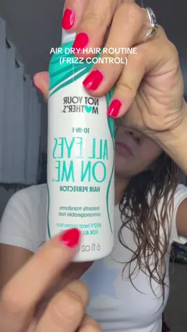 The anti frizz help goes to not your mothers product but all other product are so necessary too @K18 Hair @Olaplex @Not Your Mother's #howtostylehair #haircare #wethair #aftershowerroutine 