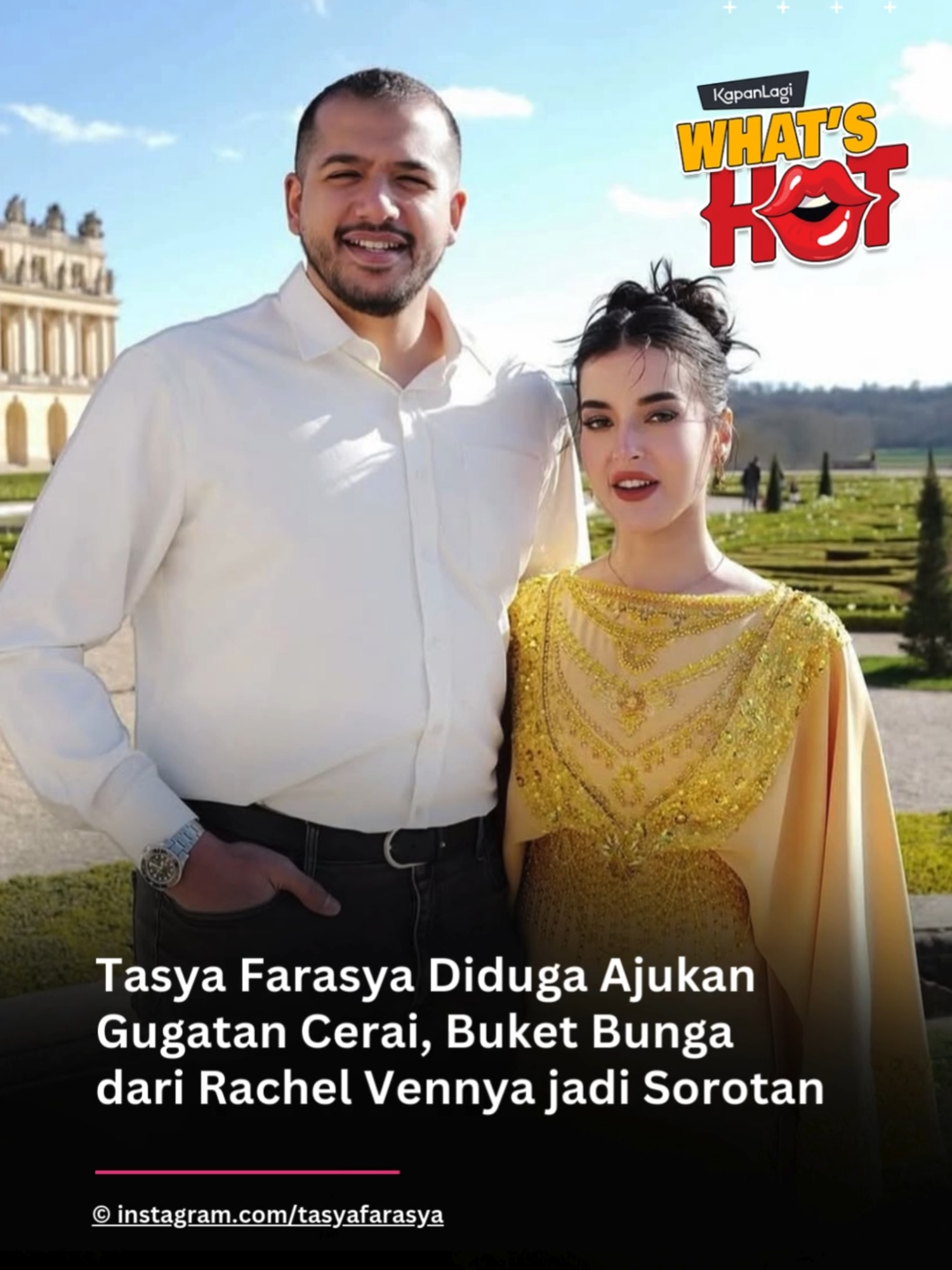 Tasya Farasya Diduga Ajukan Gugatan Cerai, Buket Bunga dari Rachel Vennya jadi Sorotan . Simak terus update berita tentang dunia entertainment, kalau bukan sekarang, KapanLagi? #kapanlagi #selebriti #klkpt #kapanlagiwhatshot #kapanlagihariini