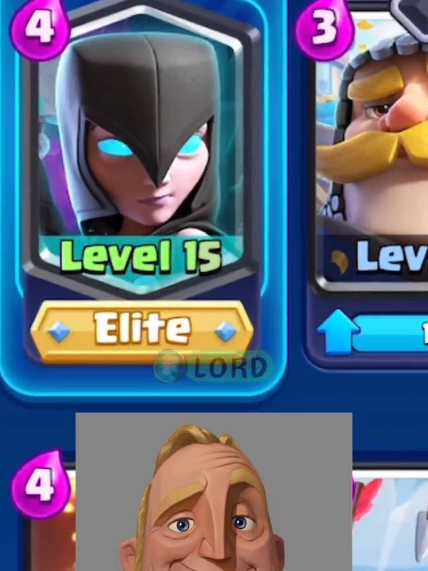 Level 15 Night Witch in Arena 1 #clashroyale