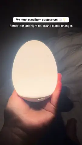 This is something you definitely need postpartum. Grab it while it has free shipping!! #egglight #portableeggnightlight #eggnightlight #babymusthaves #firsttimemomtips  