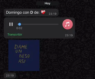 Domingo con D de: Dame un beso así ❤️‍🩹 #paratiiiiiiiiiiiiiiiiiiiiiiiiiiiiiii #domingocondde #dameunbesoasi #salsa #domingo 