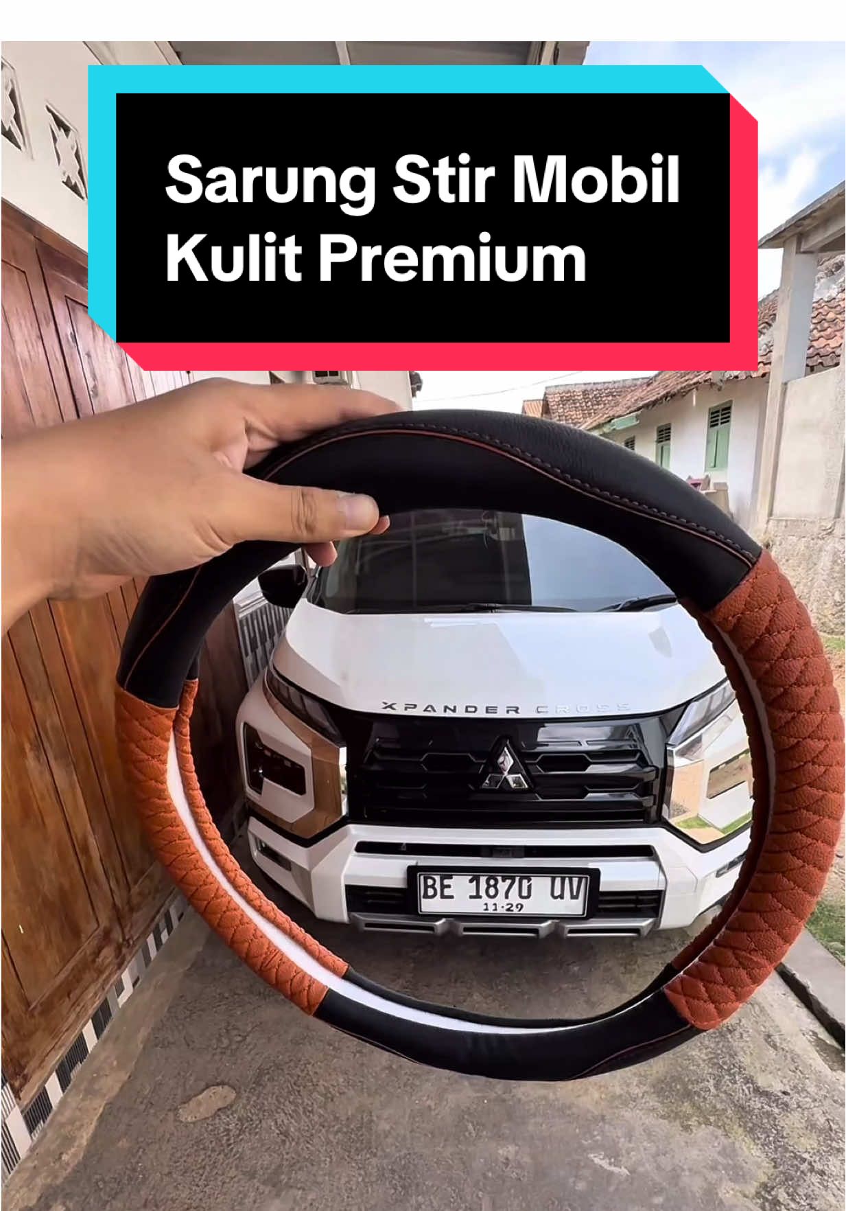 Sarung Pelindung Stir Mobil Bahan Kulit Premium #sarungstir #sarungstirmobil #mobil 