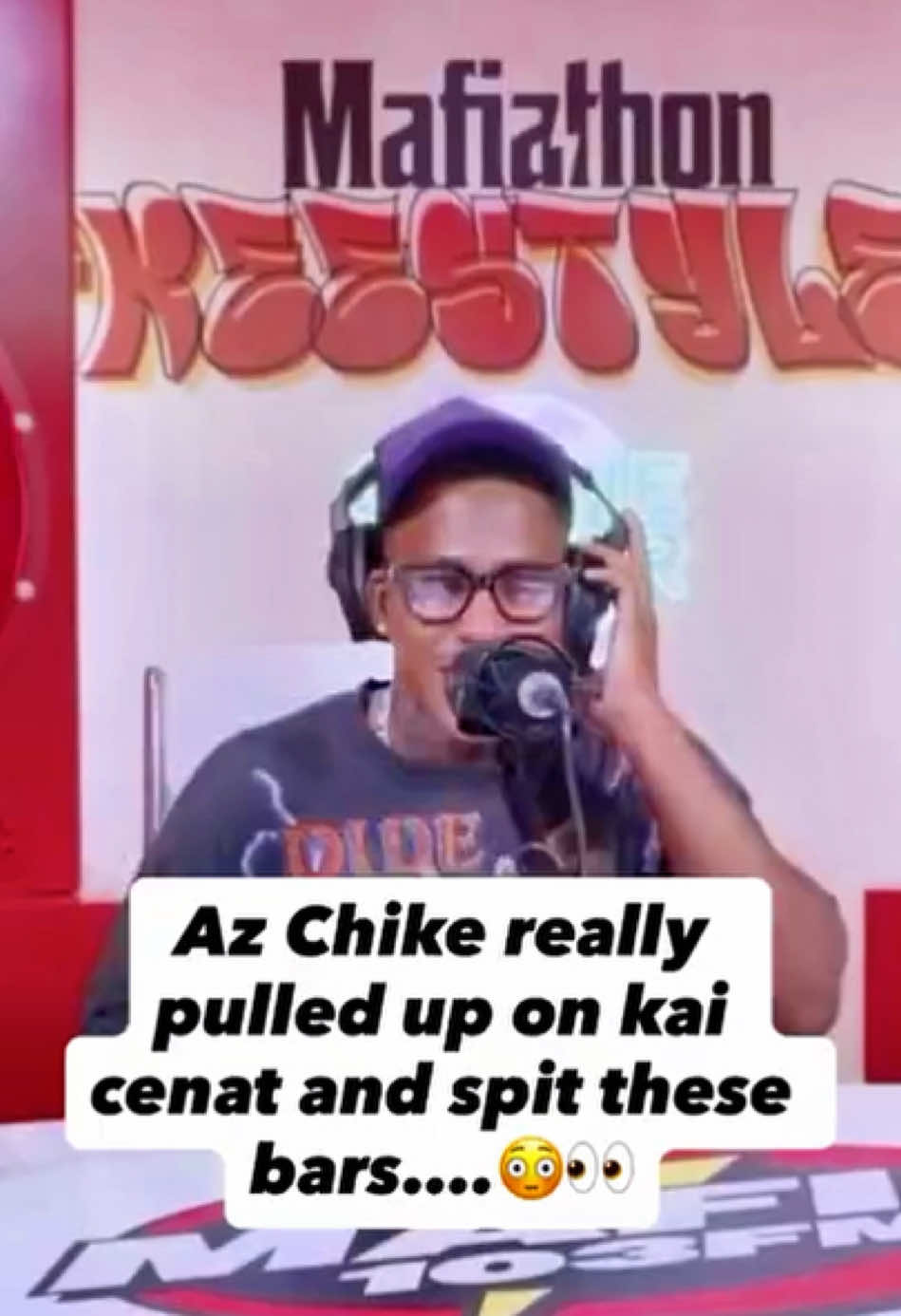 Kai Canet Reaction to Az Chike Live Freestyle performance 🔥😱  . .  #fyp #viral #edit #charliekirk #trump 