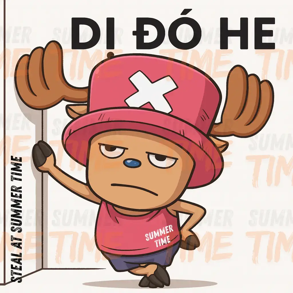 Phiên bản hài hước siêu cấp 😎😎😎 #cute #sticker #chat #onepiece #chopper 