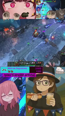 Wawas tenemos nueva dinámica en los lives c: si donan 10 rositas pueden agregar un animalito al live (perro o gatito) (20 rositas por un animal nuevo) DURAN UNA SEMANA LOS ANIMALITOS #leagueoflegends #riot#GamerEnTikTok  #tiktoklive #livehighlights 