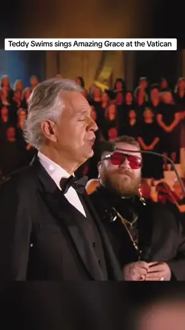 Teddy Swims sings Amazing Grace at the Vatican 