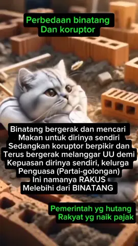 perbedaan binatang dan koruptor....