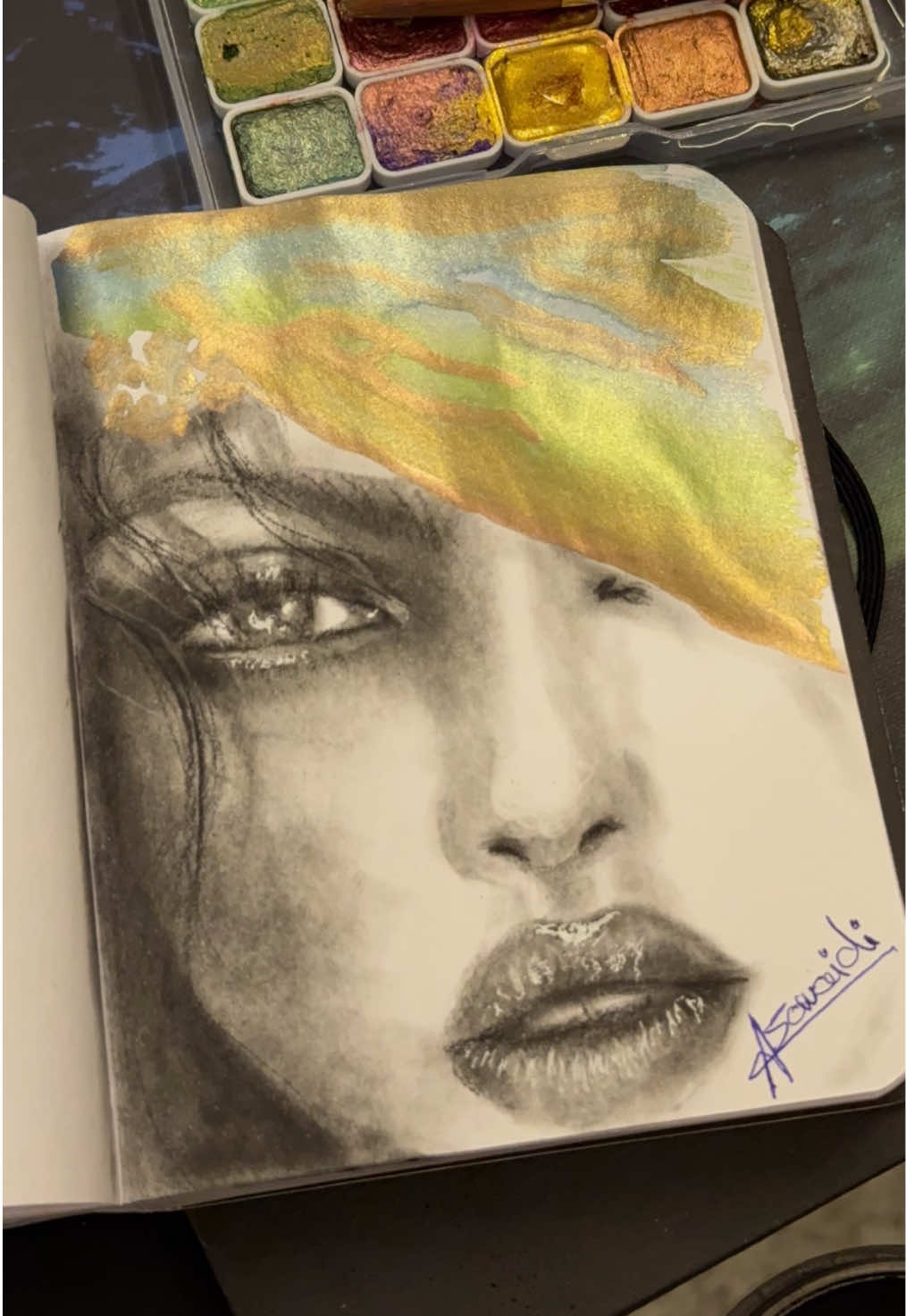 بداية النهاية قرار بلا وداع….!!!!#رسمي #رسمتي #تصويري #تصوري_تصميمي 