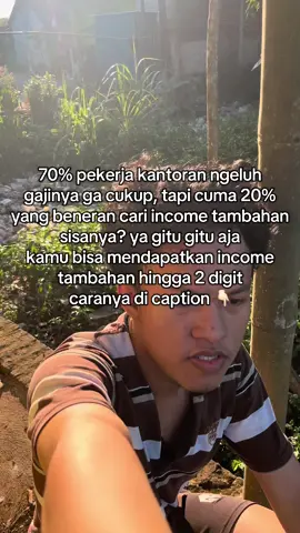 Banyak banget yang gue temuin di luar sana, terutama pekerja kantoran, yang tiap hari ngeluh gajinya ga cukup. 🤯 Faktanya? 70% karyawan merasa penghasilan mereka gak bisa nutup kebutuhan hidup. Tapi… cuma 20% aja yang bener-bener ACTION buat cari income tambahan. Sisanya? Ya stuck, ngeluh lagi, ngeluh lagi. Padahal sekarang udah gak kayak dulu. Kamu bisa punya income tambahan sampai 2 digit meskipun masih kerja kantoran. Caranya? 👉 jual produk digital. Modal minim (bahkan bisa mulai dari HP doang 📱) Bisa dikerjain malam setelah pulang kerja Produk sekali bikin, bisa dijual berkali-kali Jadi, daripada ngeluh tiap bulan, mending mulai bangun income sampingan dari sekarang. Percaya deh, 3 bulan ke depan kamu bakal berterima kasih ke diri sendiri karena udah mulai hari ini. 🚀 komen “ digital “ nanti aku kasih akses nya buat belajar #ProdukDigital #SideIncome #produkdigitaluntukpemula #cuandigital #bisnisdigital 