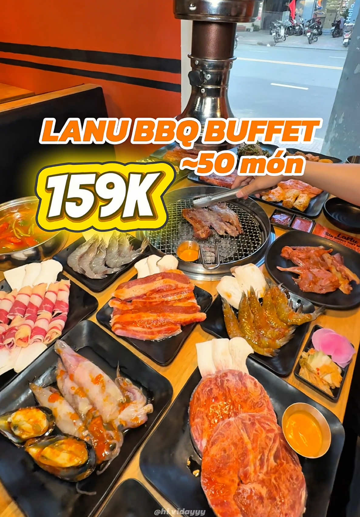 Ăn buffet ở LaNu BBQ sao cho hời hơn nè 🥩 sương sương 50 món ăn thoải mái  #hividay #LearnOnTikTok #reviewanngon #ancungtiktok 