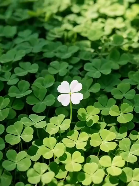 Legend has it that the four leaf clover is a symbol of luck#foryou