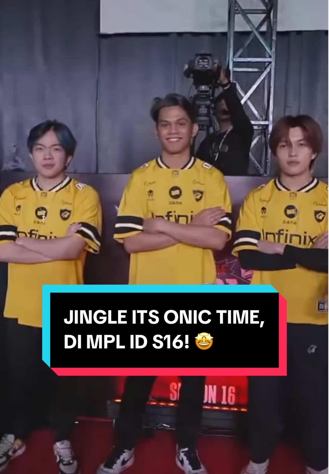 ITS ONIC TIME Jingle, di entrance MPL ID S16🤩🙌 ONIC TIME😜 #GOONIC #MPLS16 #MPL #ITSONICTIME 
