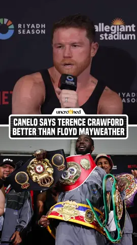 Canelo has high praise for Terence Crawford 👀 #boxing #canelo #terencecrawford #floydmayweather #netflix 