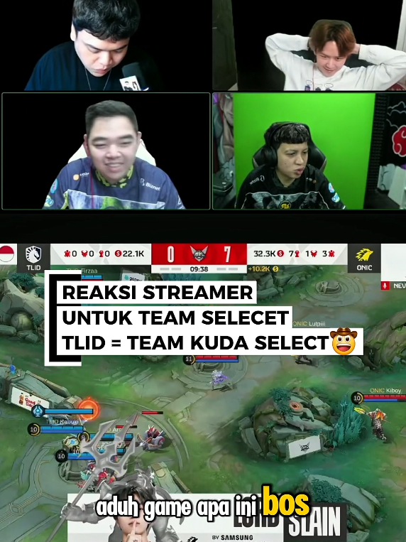 Team Liquid id = Tim Select 🤠 #NEXTjagoanmabar #mlbbnext2025 #mplids16 #reaksistreamermlbb #tlid 