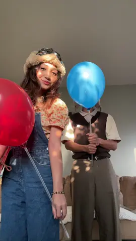carl & ellie fredricksen :) #halloweencostume #couplecostumes @miggy_ 🎈