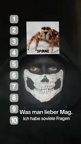 Ranking was man lieber Mag. Habe Fragen 🤔#cosplay #masktok #ghostface #ranking 