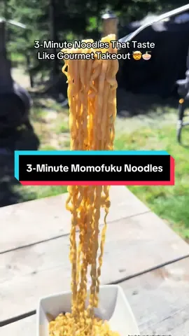 Lunch in under 5 minutes? YES please 🙌 These Momofuku noodles cook in 3 minutes, pack 11g of protein, are vegan-friendly, and only 320 calories 🔥 Comfort food made simple. Linked in the orange cart ⬆️ #3MinuteMeals #MomofukuNoodles #VeganRecipes #HighProteinMeals #EasyRecipe 