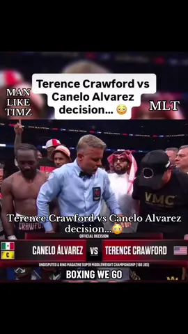Terence Crawford vs Canelo Alvarez decision...😳 #canelo #terencecrawford #caneloalvarez #canelovscrawford #boxing🥊 