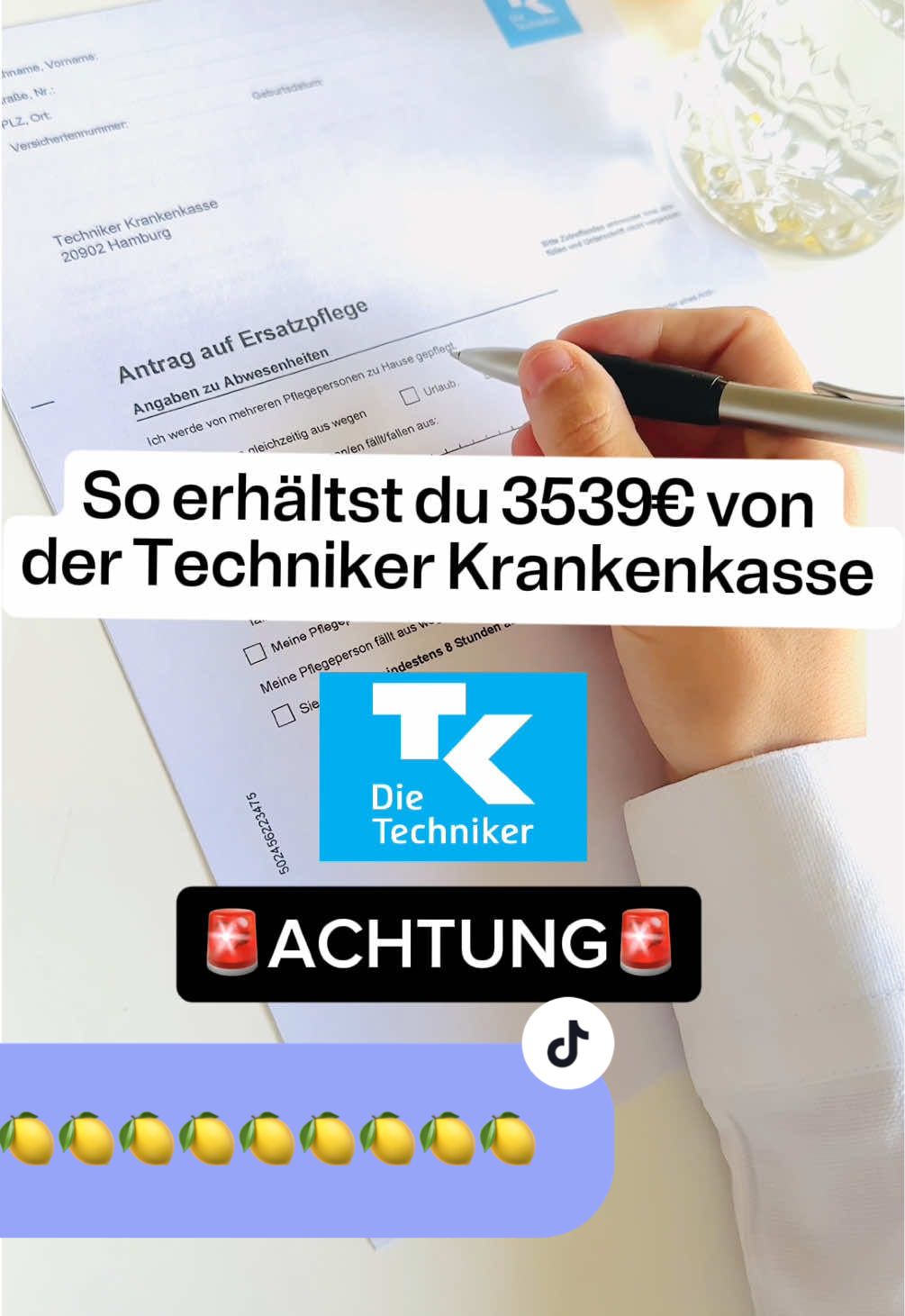 ❌ 3539 € von der TK – so geht’s richtig❌#krankenkasse #pflege #pflegegrad #pflegegeld #verhinderungspflege 
